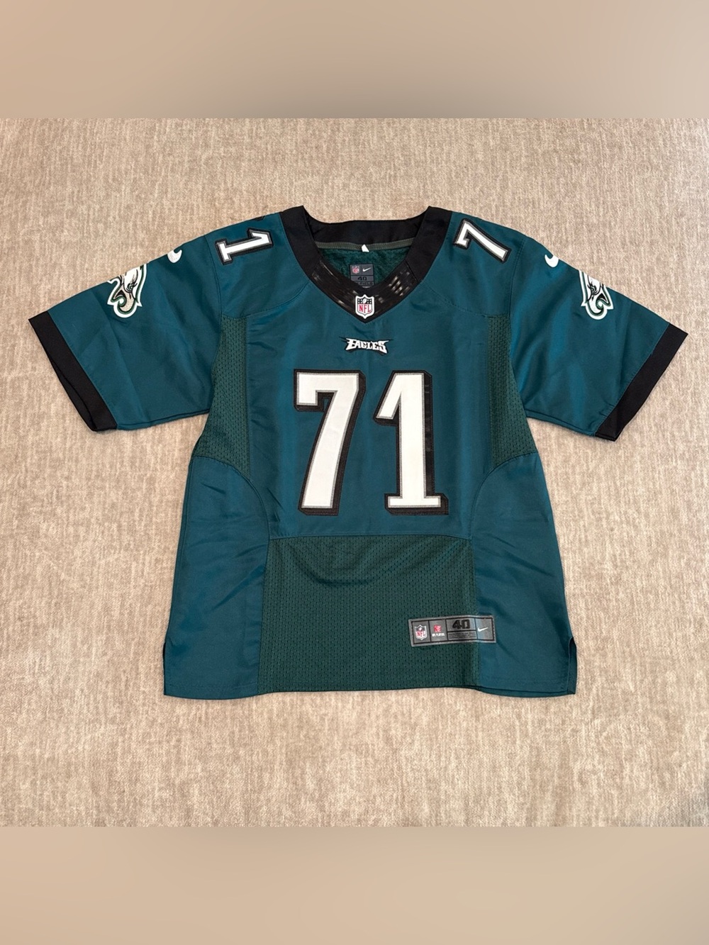 Jason Peters Midnight Green Philadelphia Eagles Nike Vapor Elite Jersey Green 40